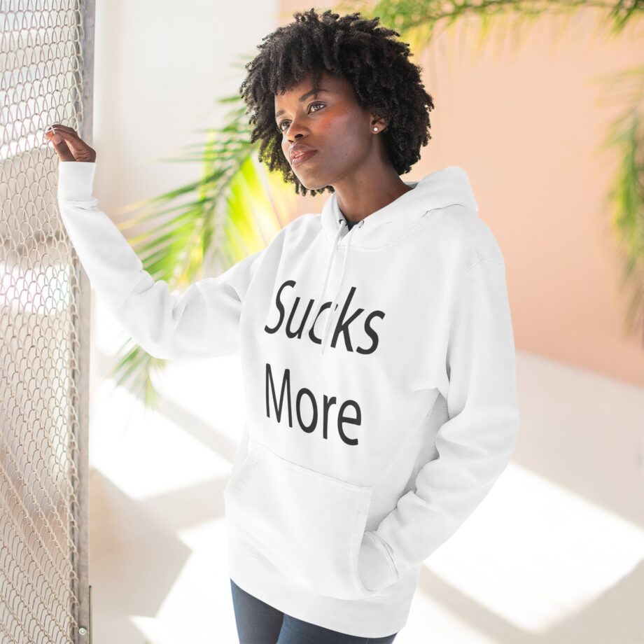 Hamzah Sucks More Tee Three-panel Fleece Hoodie