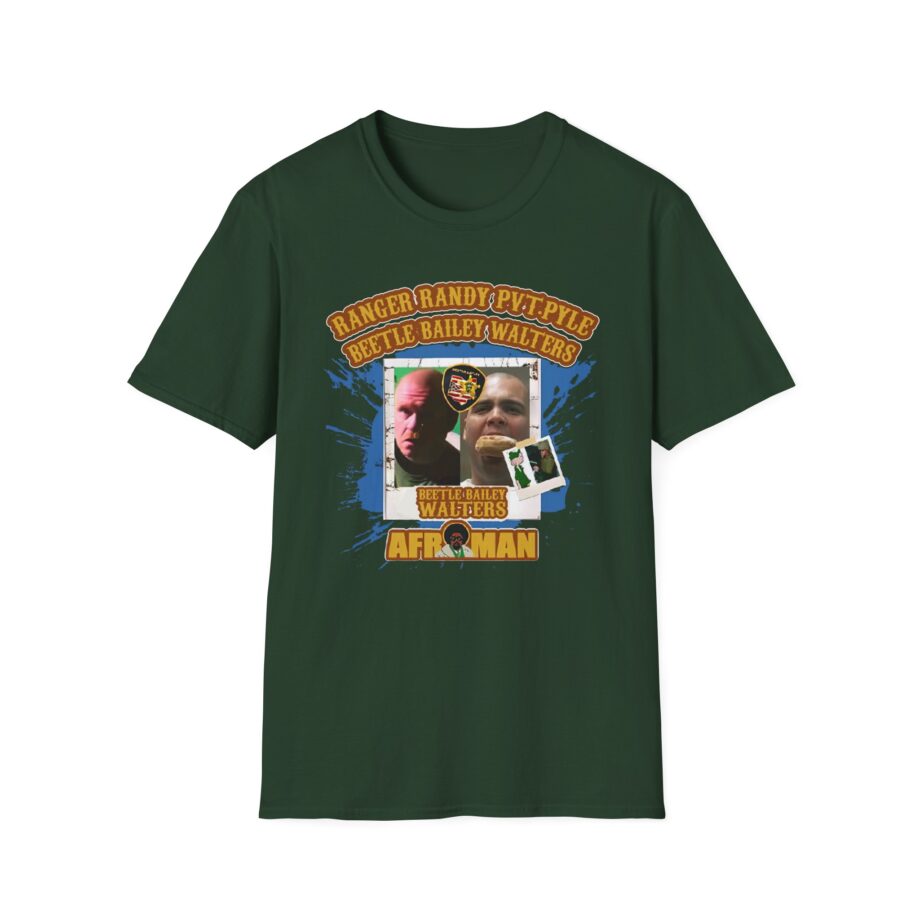 Afroman Ranger Randy Prvate Pyle Beetle Bailey Walters Unisex Softstyle T-Shirt