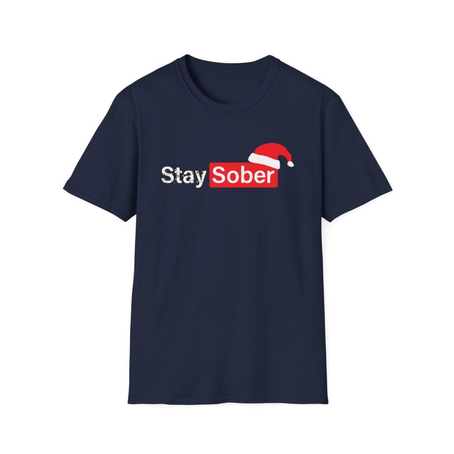 Daydrian Harding Xmas Stay Sober Unisex Softstyle T-shirt