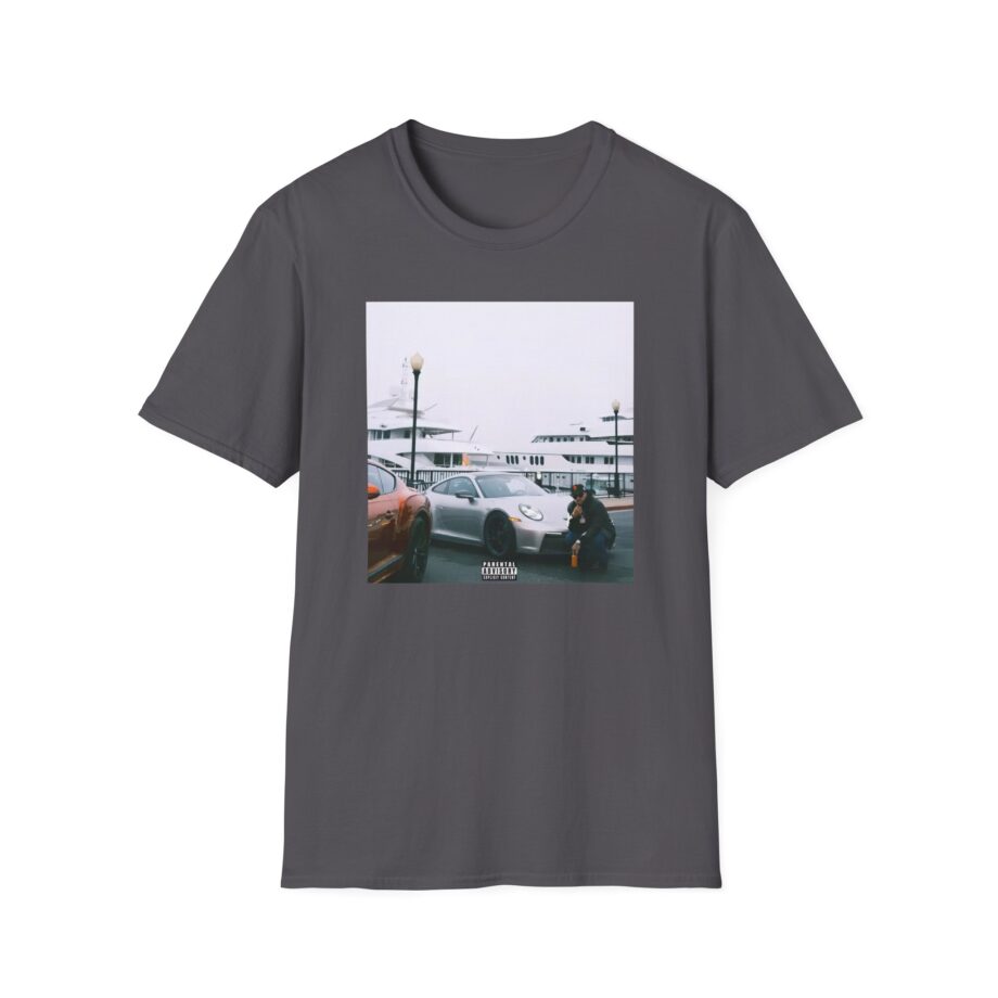 Larry June Spaceships on the Blade Unisex Softstyle T-shirt