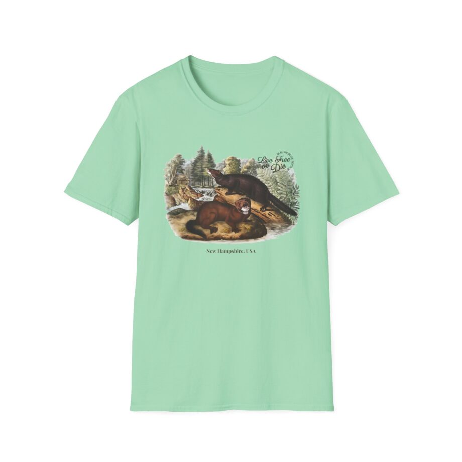 Live Free or Die in Mogul Hampshire Unisex Softstyle T-shirt
