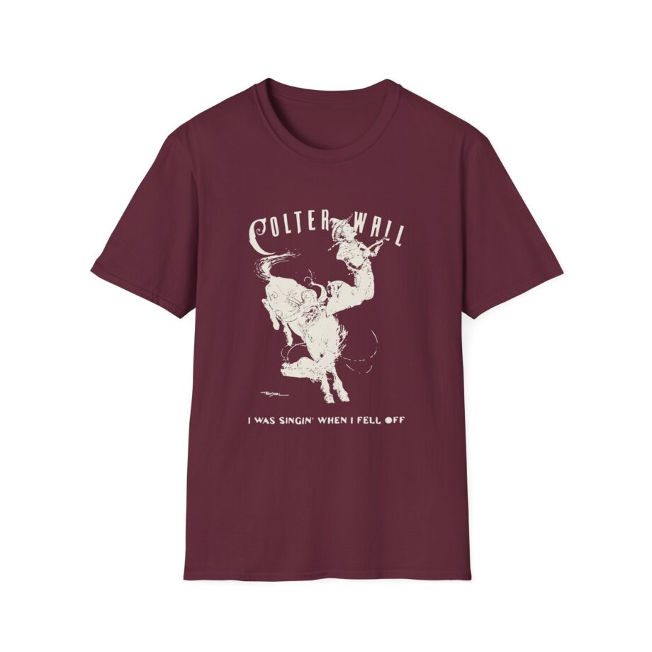 Colter Wall I Was Singin' When I Fell Off Unisex Softstyle T-shirt