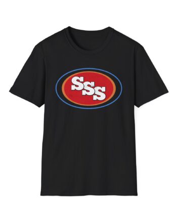 Seasick Steve Sss Oval Acid Unisex Softstyle T-Shirt