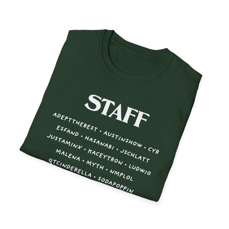 Qtcinderella Shit Camp Staff Unisex Softstyle T-shirt