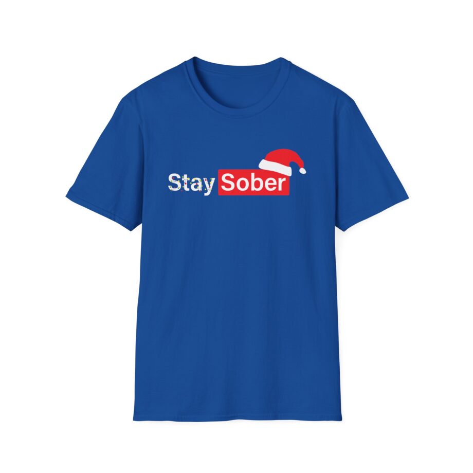 Daydrian Harding Xmas Stay Sober Unisex Softstyle T-shirt