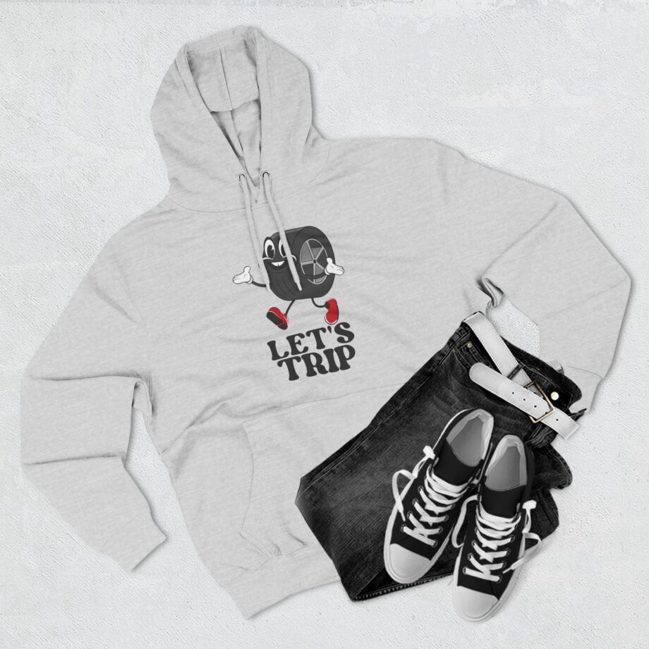 Sturniolo Triplets Lets Trip Wheelie Three-panel Fleece Hoodie
