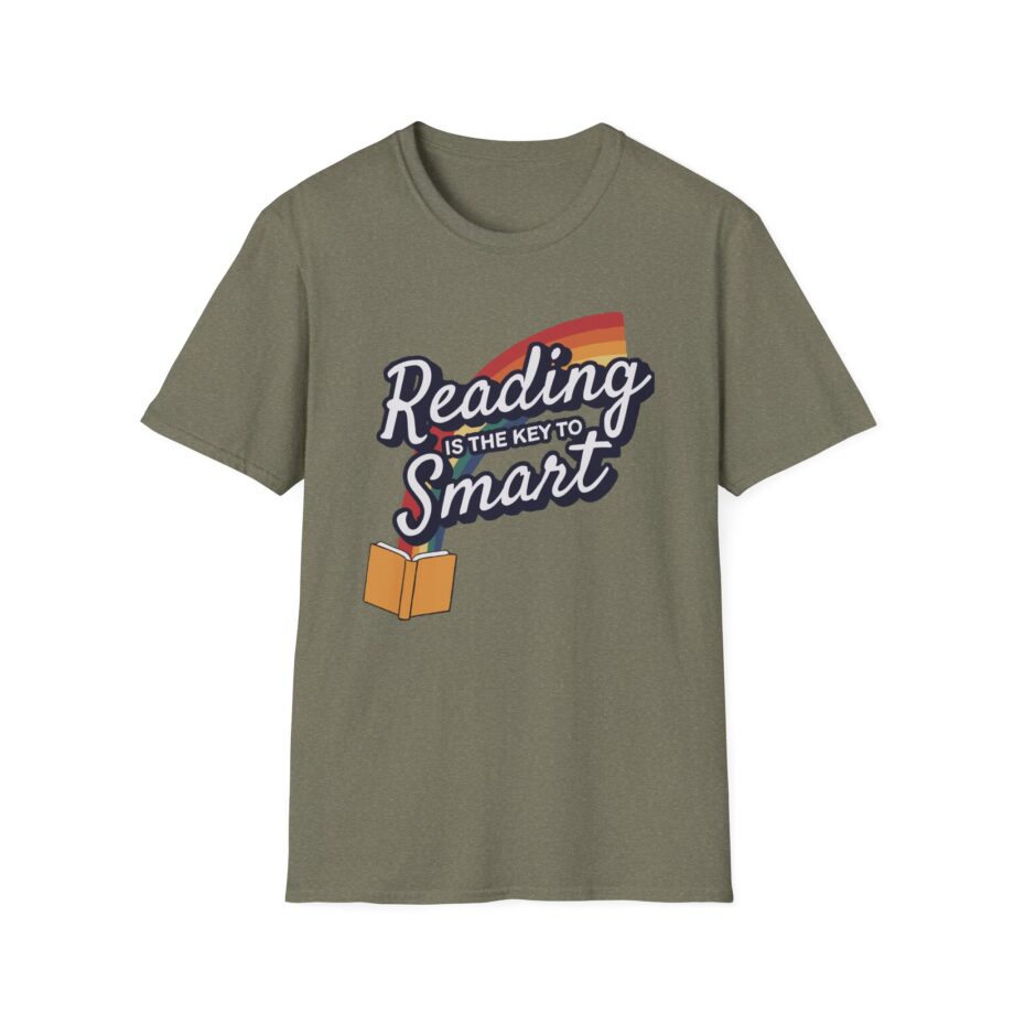 Nate Bargatze Reading is the Key to Smart Unisex Softstyle T-Shirt