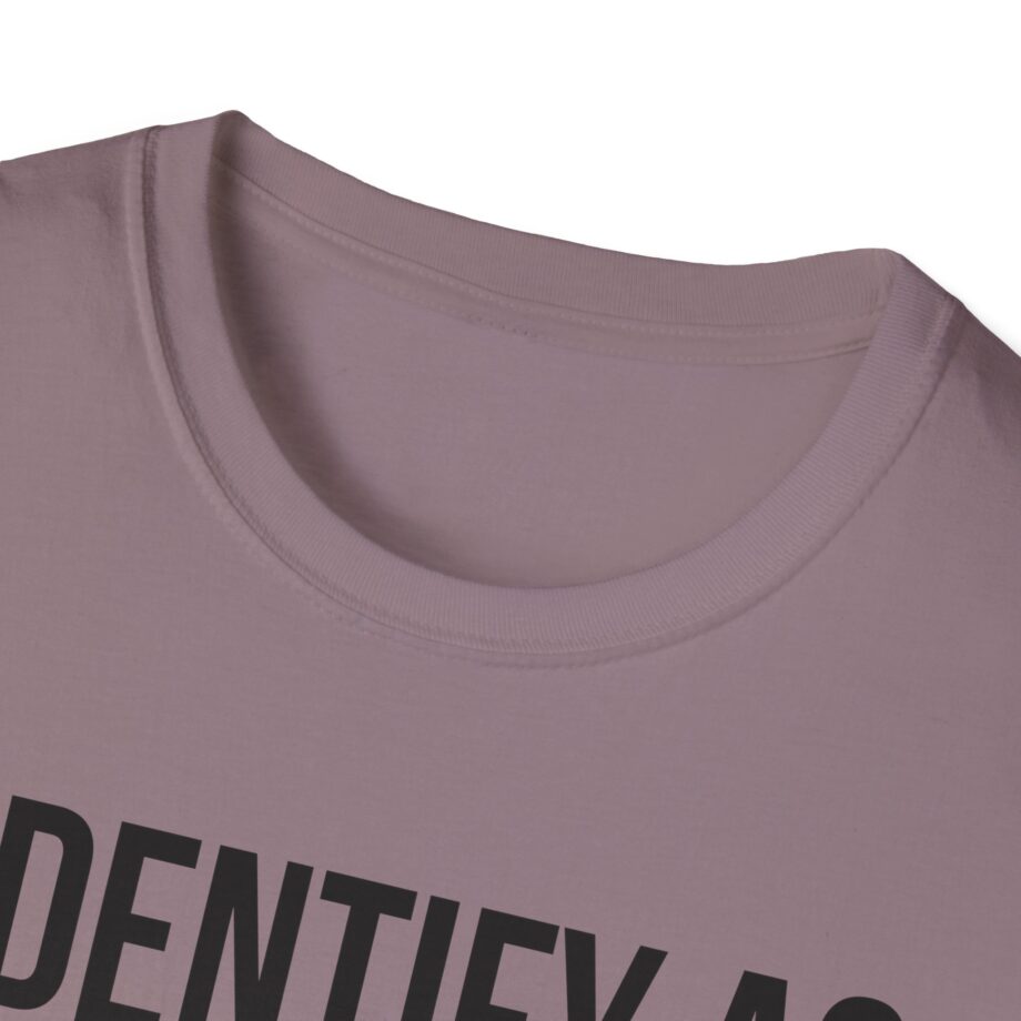 I Identify as an American Unisex Softstyle T-shirt