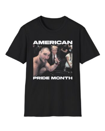 Sean Strickland American Pride Month Unisex Softstyle T-shirt
