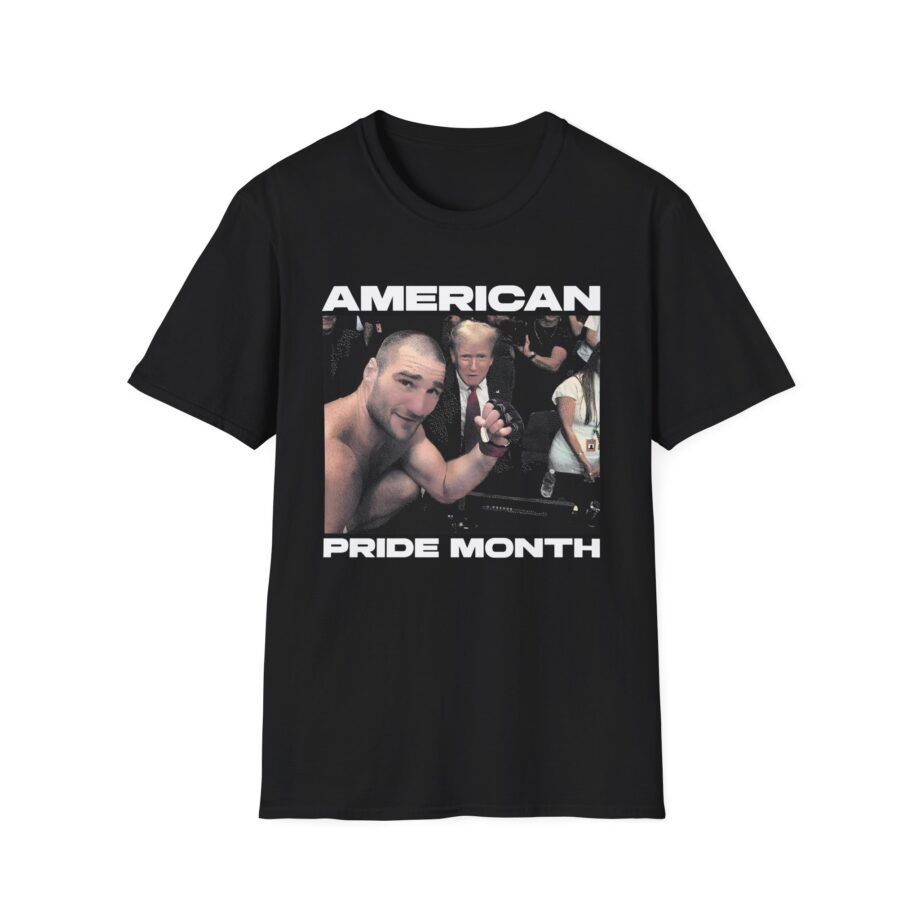 Sean Strickland American Pride Month Unisex Softstyle T-shirt