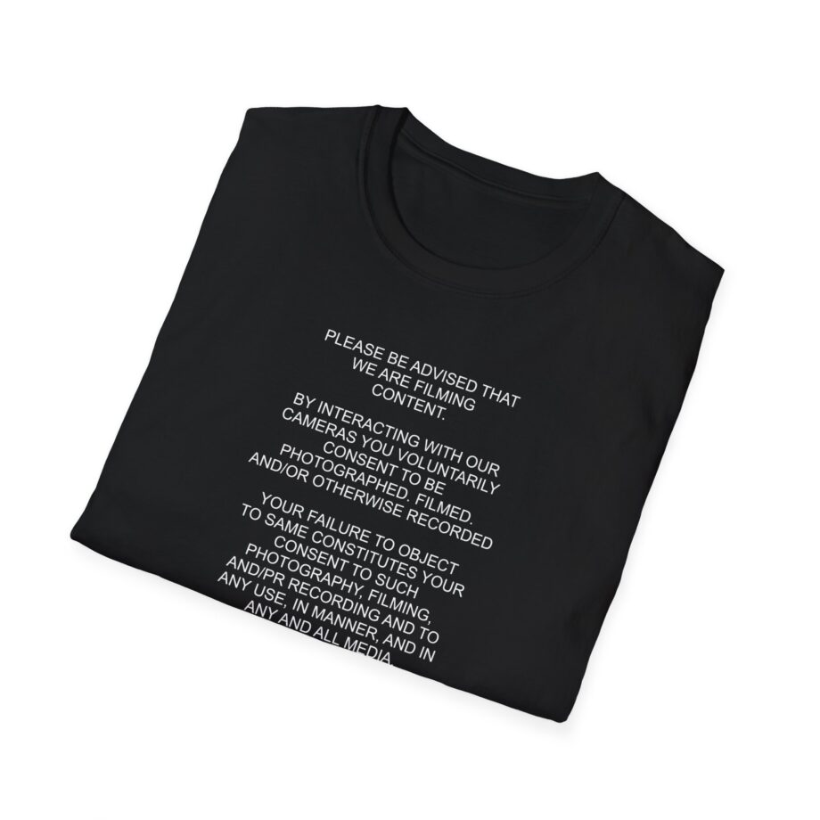 Nekrogoblikon We Are Filming Content Unisex Softstyle T-Shirt