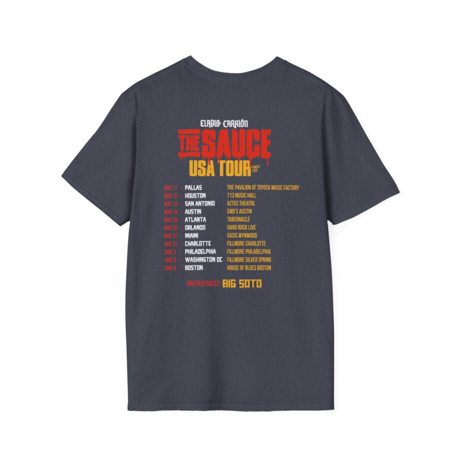 Eladio Carrion Sauce Boyz Usa Tour Unisex Softstyle T-Shirt