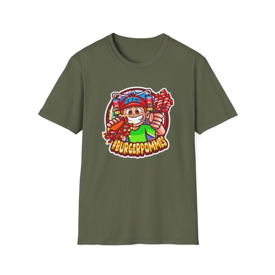 Burger Pommes  Unisex Softstyle T-Shirt