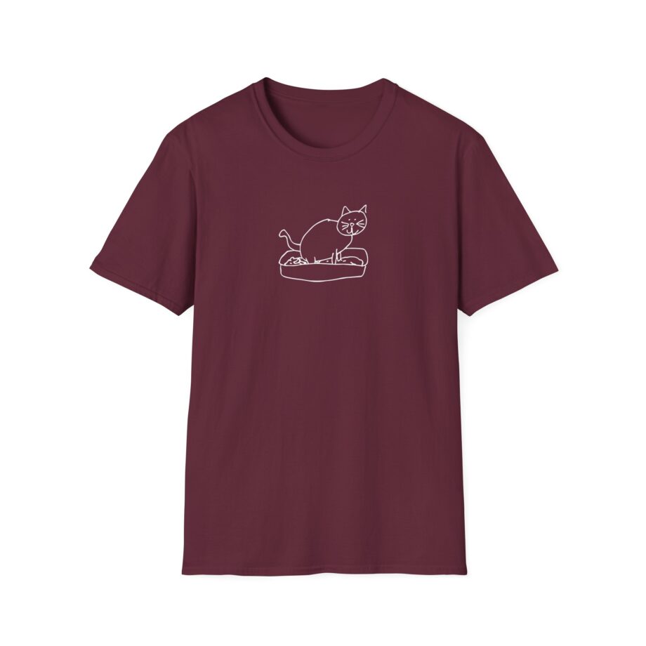 William Osman Cat Litter Unisex Softstyle T-Shirt