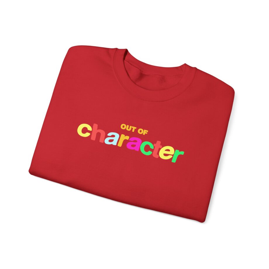 Slushy Noobz  Out Of Character Unisex Heavy Blend Crewneck Sweatshirt
