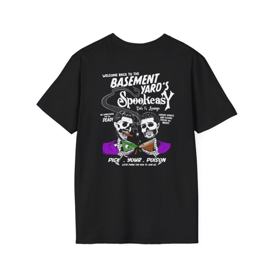 Basement Yard the Spookeasy Bar & Lounge Unisex Softstyle T-shirt