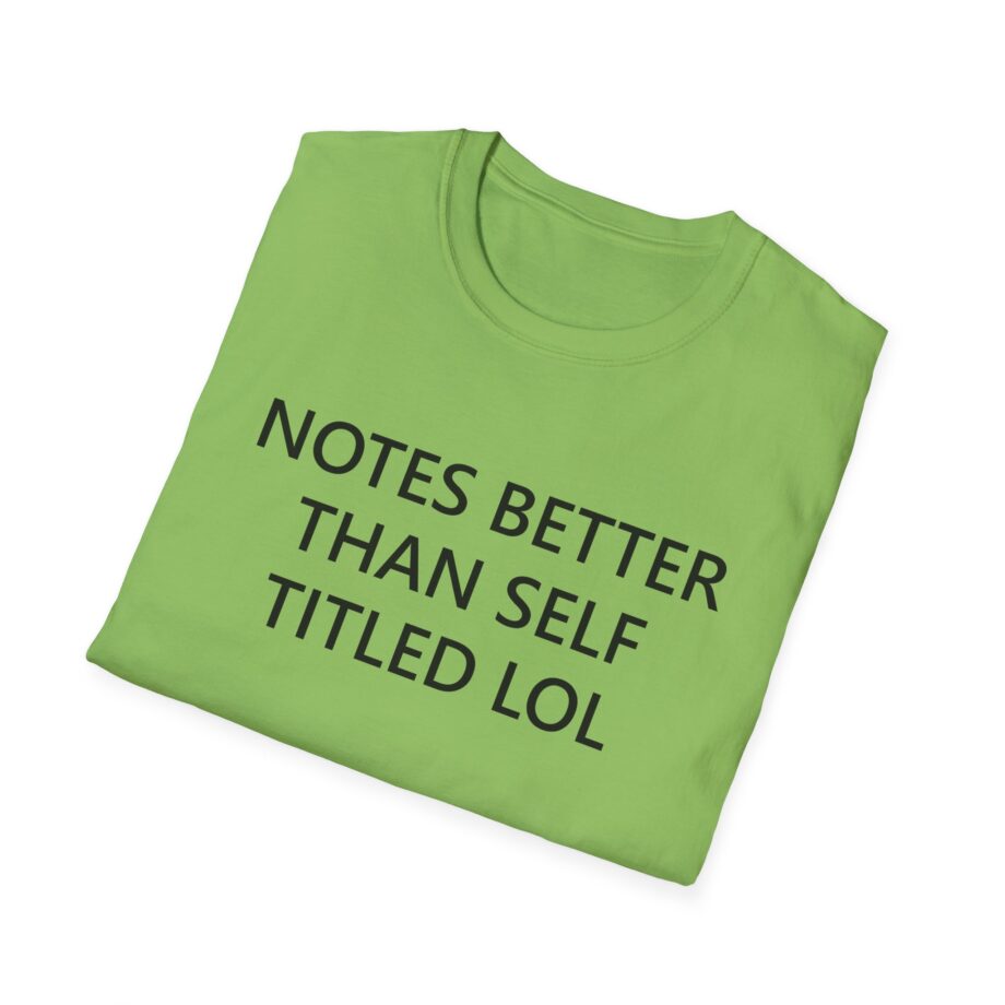 The  Notes > Self Titled Unisex Softstyle T-shirt
