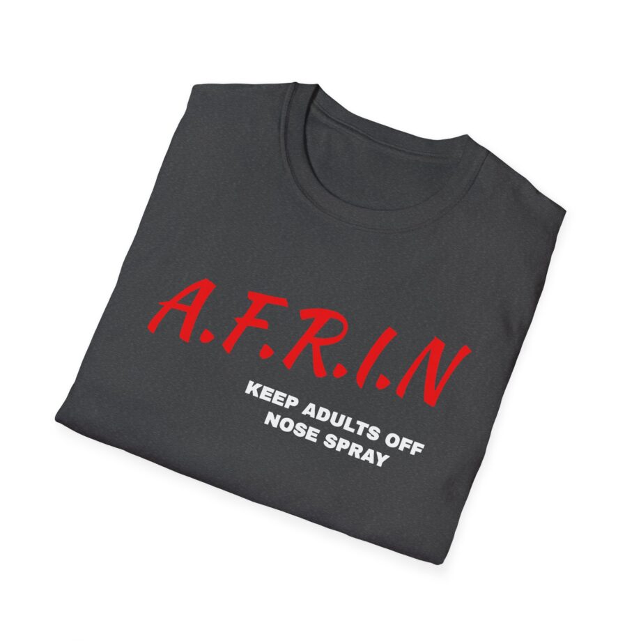 Nate Bargatze Afrin Keep Adults of Nose Spray Unisex Softstyle T-Shirt