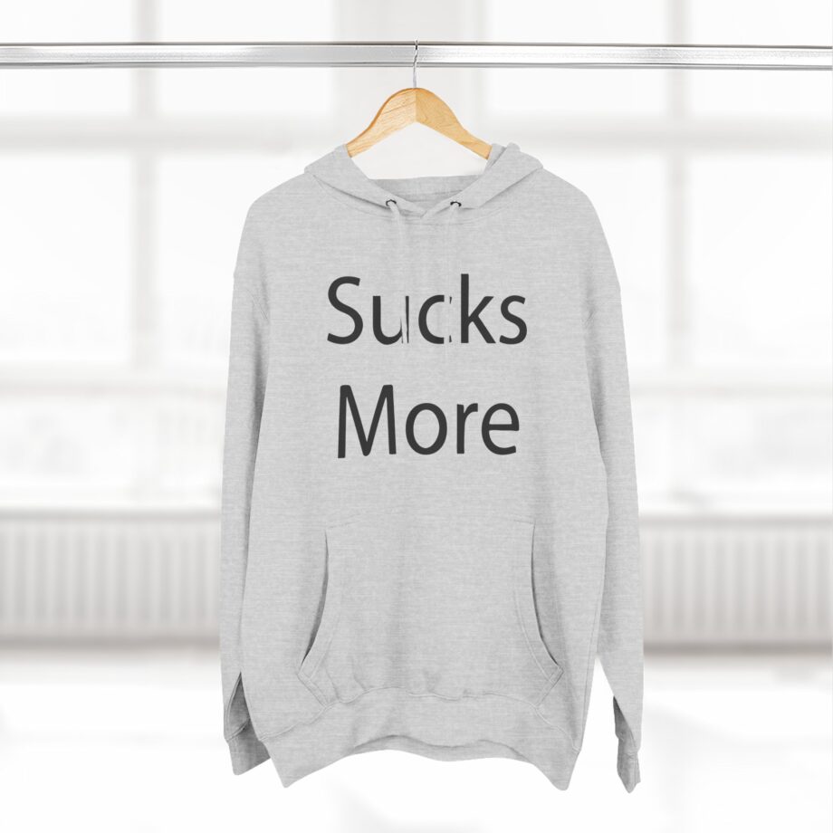 Hamzah Sucks More Tee Three-panel Fleece Hoodie