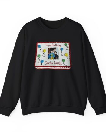 Slushy Noobz Birthday Cake Unisex Heavy Blend Crewneck Sweatshirt