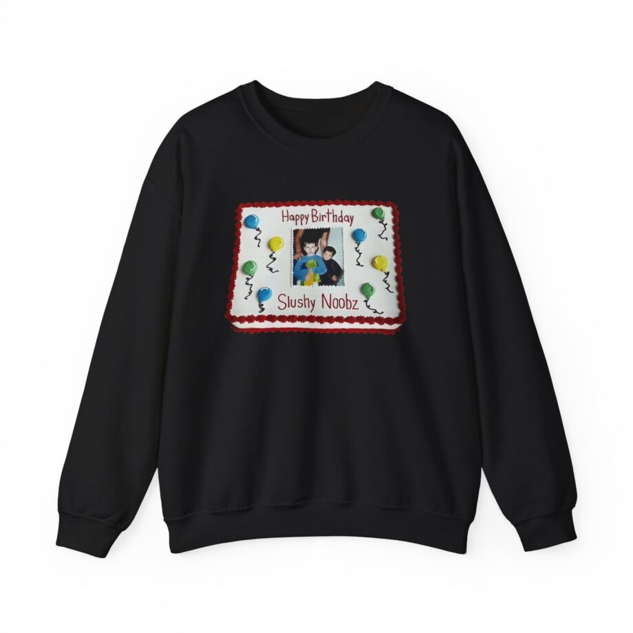 Slushy Noobz Birthday Cake Unisex Heavy Blend Crewneck Sweatshirt