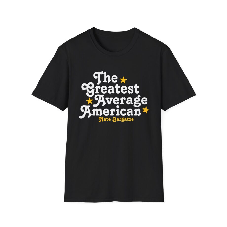 The Greatest Average American Nate Bargatze Unisex Softstyle T-Shirt