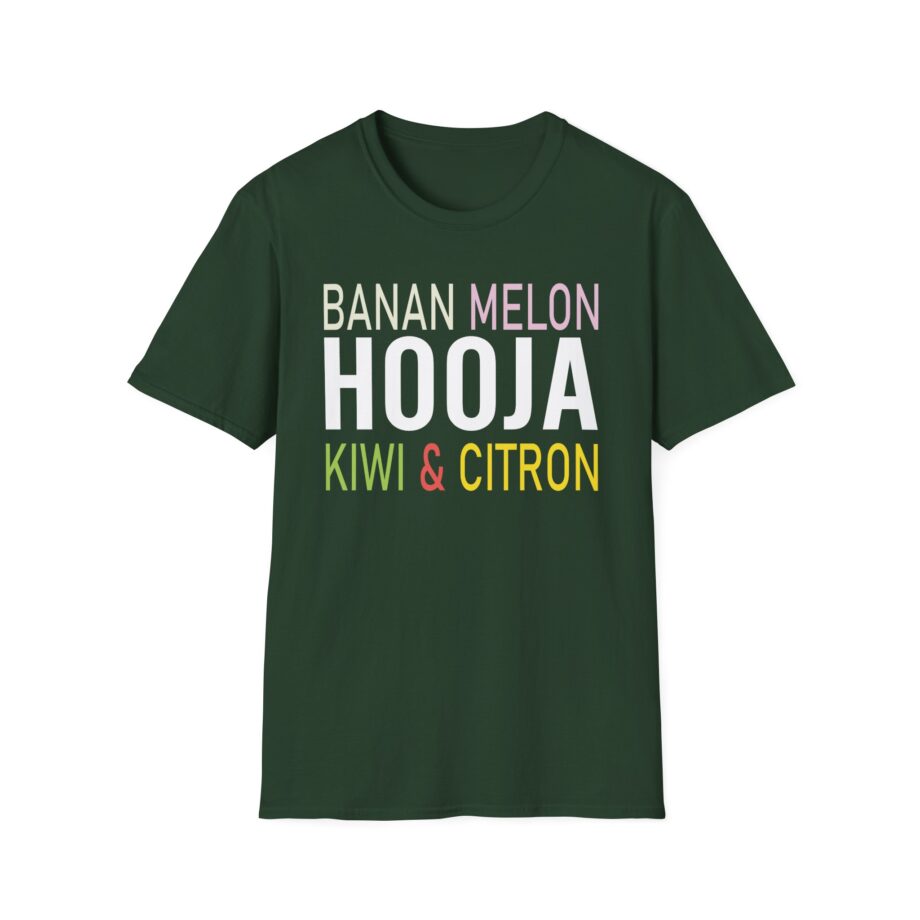 Hooja Banan Melon Kiwi & Citron Unisex Softstyle T-shirt