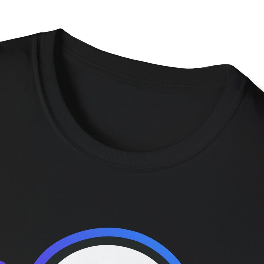 Ninja Ghosty Blue Dye Unisex Softstyle T-shirt