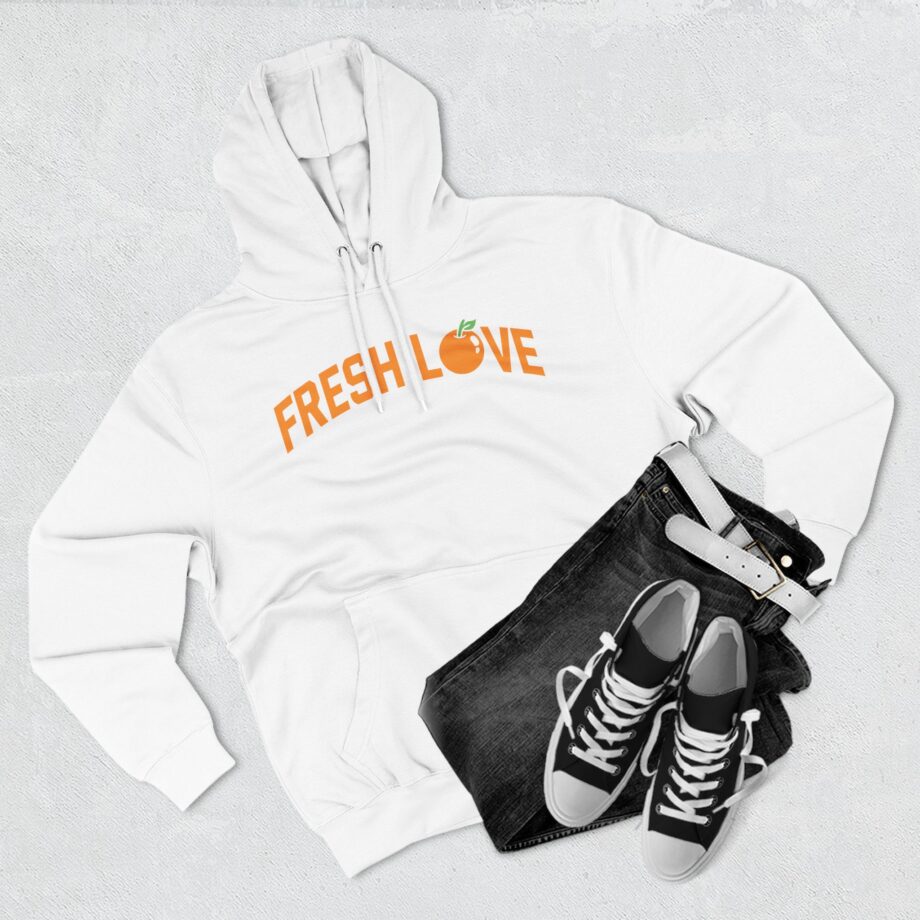 Three-Panel Fleece Hoodie