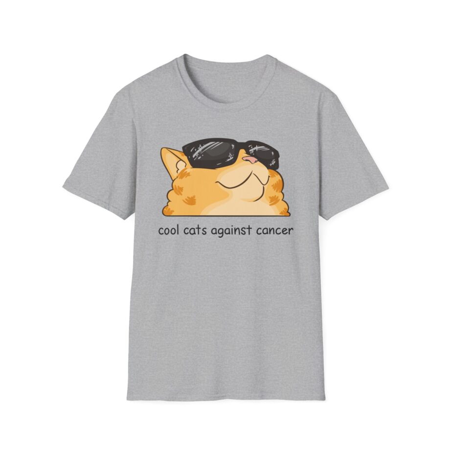 Lilsimsie Cool Cats Against Cancer Unisex Softstyle T-shirt