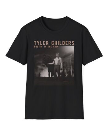 Tyler Childers Black Rustin Unisex Softstyle T-shirt
