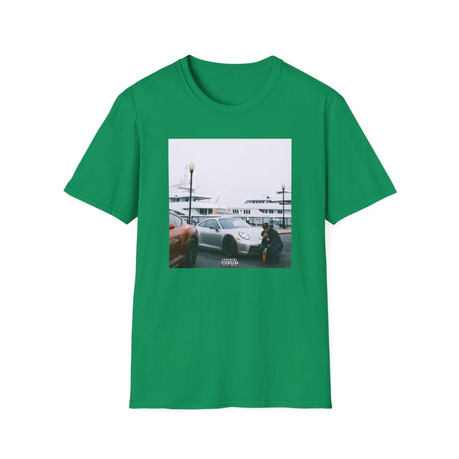 Larry June Spaceships on the Blade Unisex Softstyle T-shirt
