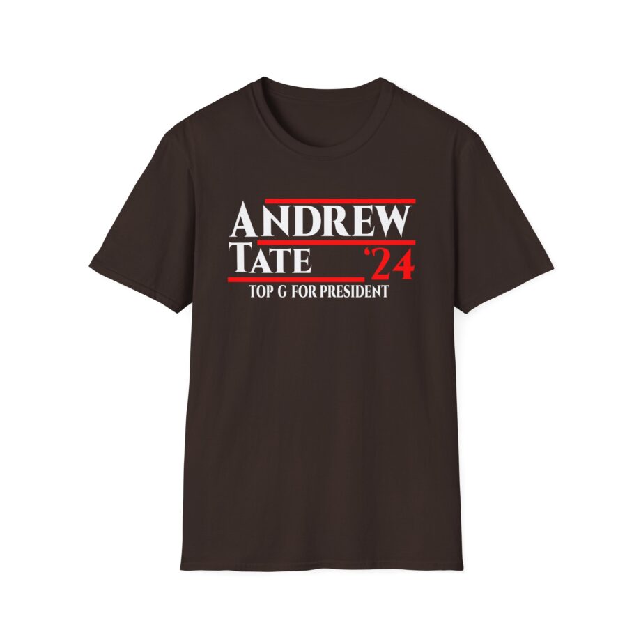 Andrew Tate Top G for President 2024 Unisex Softstyle T-Shirt