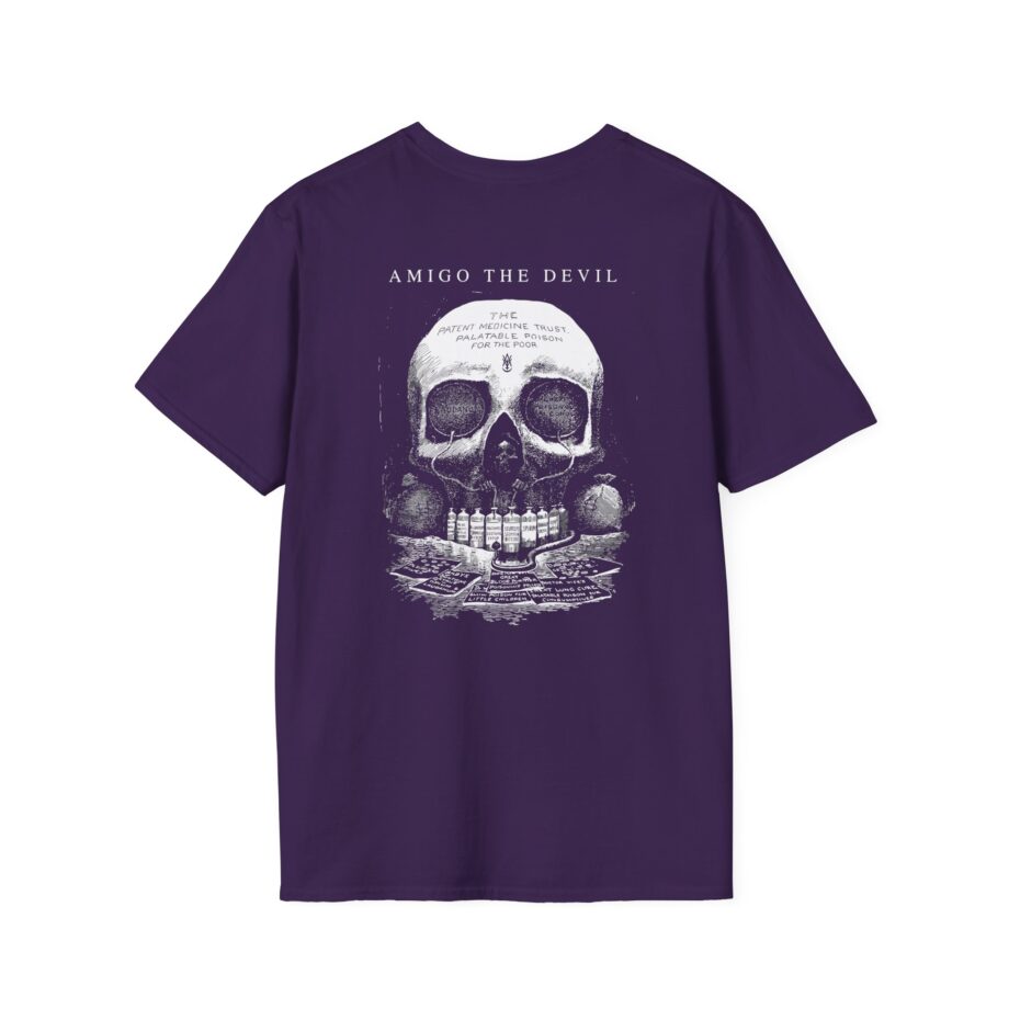Amigo the Devil Death's Laboratory Unisex Softstyle T-shirt