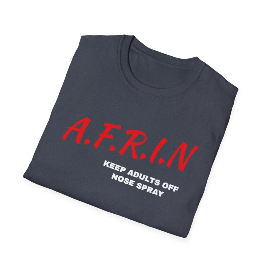Nate Bargatze Afrin Keep Adults of Nose Spray Unisex Softstyle T-Shirt