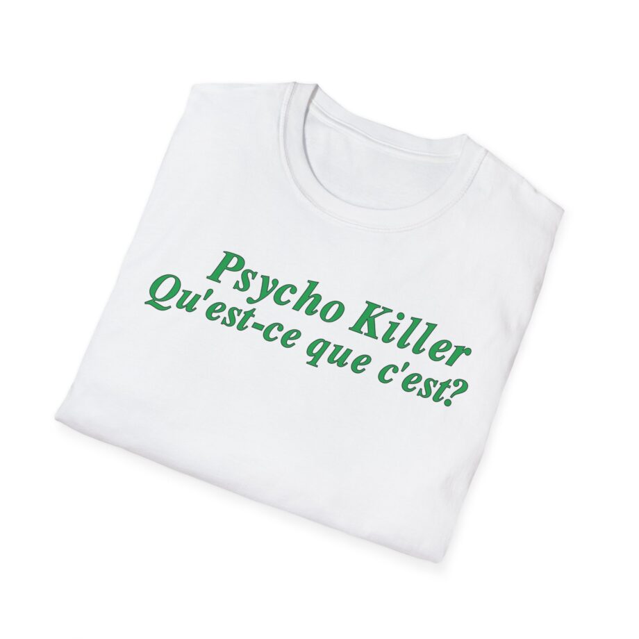 Miley Cyrus Talking Heads X Miley Psycho Killer Unisex Softstyle T-Shirt