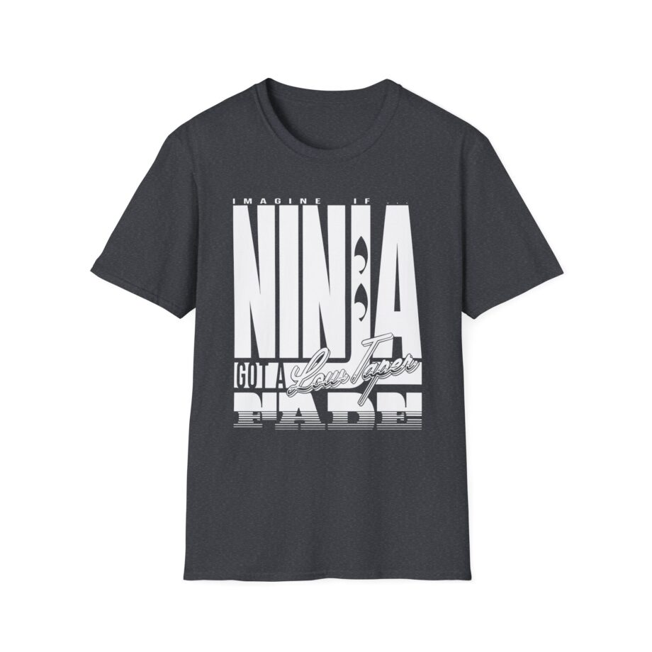 Ninja  Low Taper Fade Tan Unisex Softstyle T-shirt