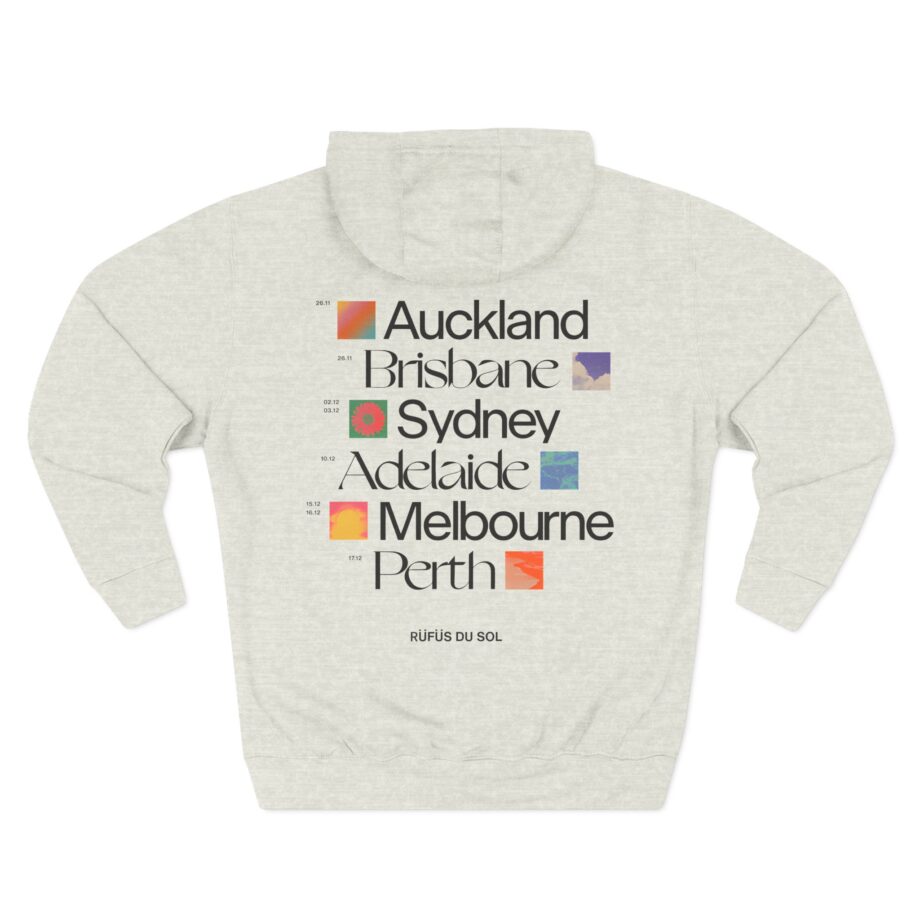 Rufus Du Sol Three-Panel Fleece Hoodie