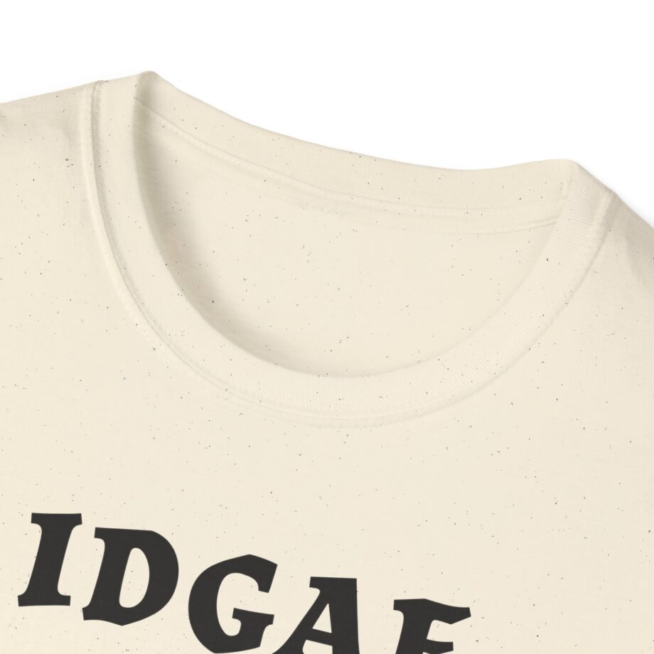 Sadie Crowell Idgaf Neon Middle Finger Unisex Softstyle T-shirt