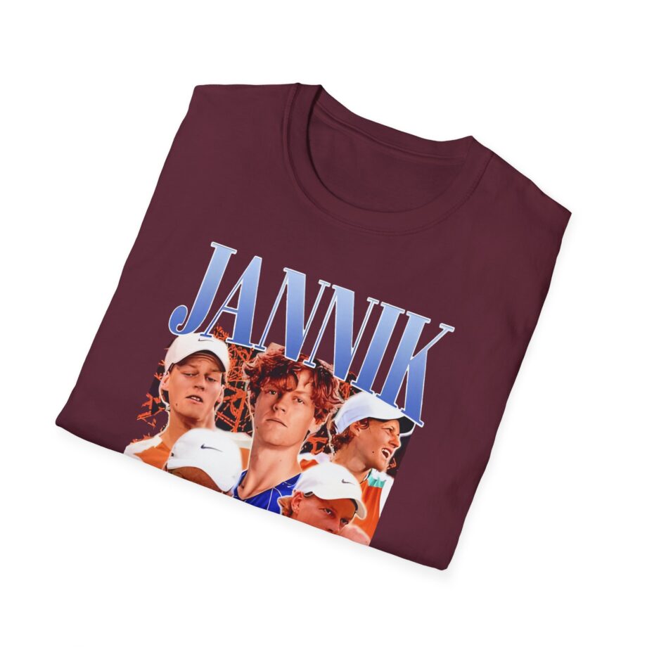 Jannik Sinner Retro Art Unisex Softstyle T-Shirt