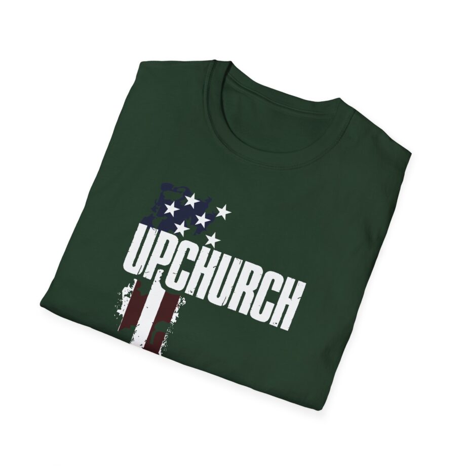 Upchurch Family American Flag Graphic Unisex Softstyle T-Shirt