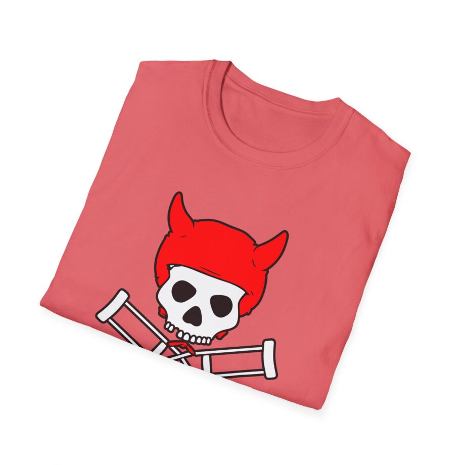 Jackass Devil Horns Skull & Crossbones Unisex Softstyle T-Shirt