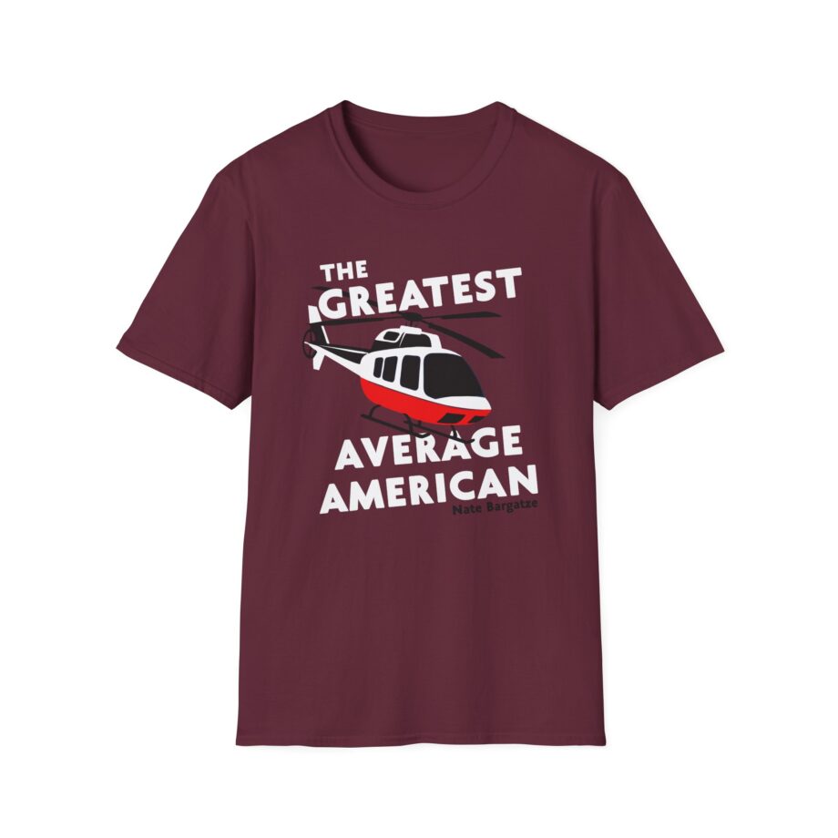 Nate Bargatze The Greatest Average American  Unisex Softstyle T-Shirt