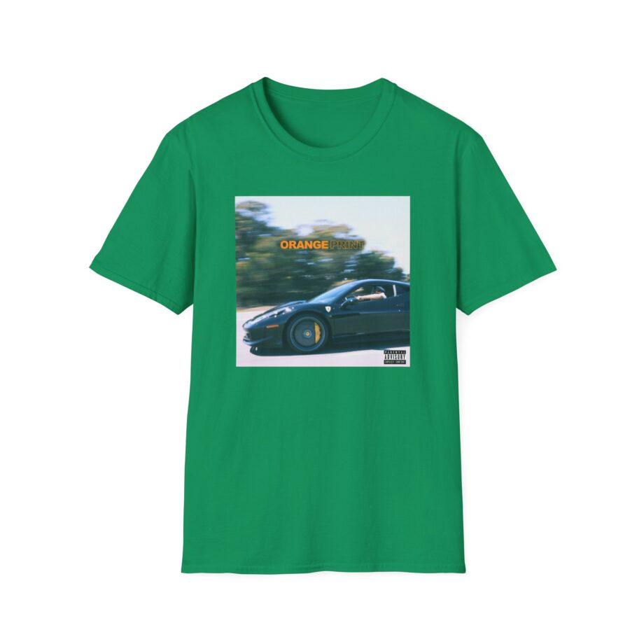 Larry June Orange Print Unisex Softstyle T-shirt