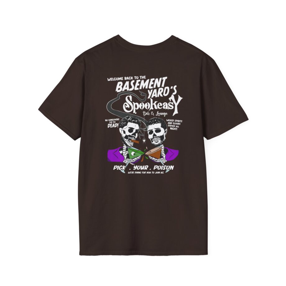 Basement Yard the Spookeasy Bar & Lounge Unisex Softstyle T-shirt