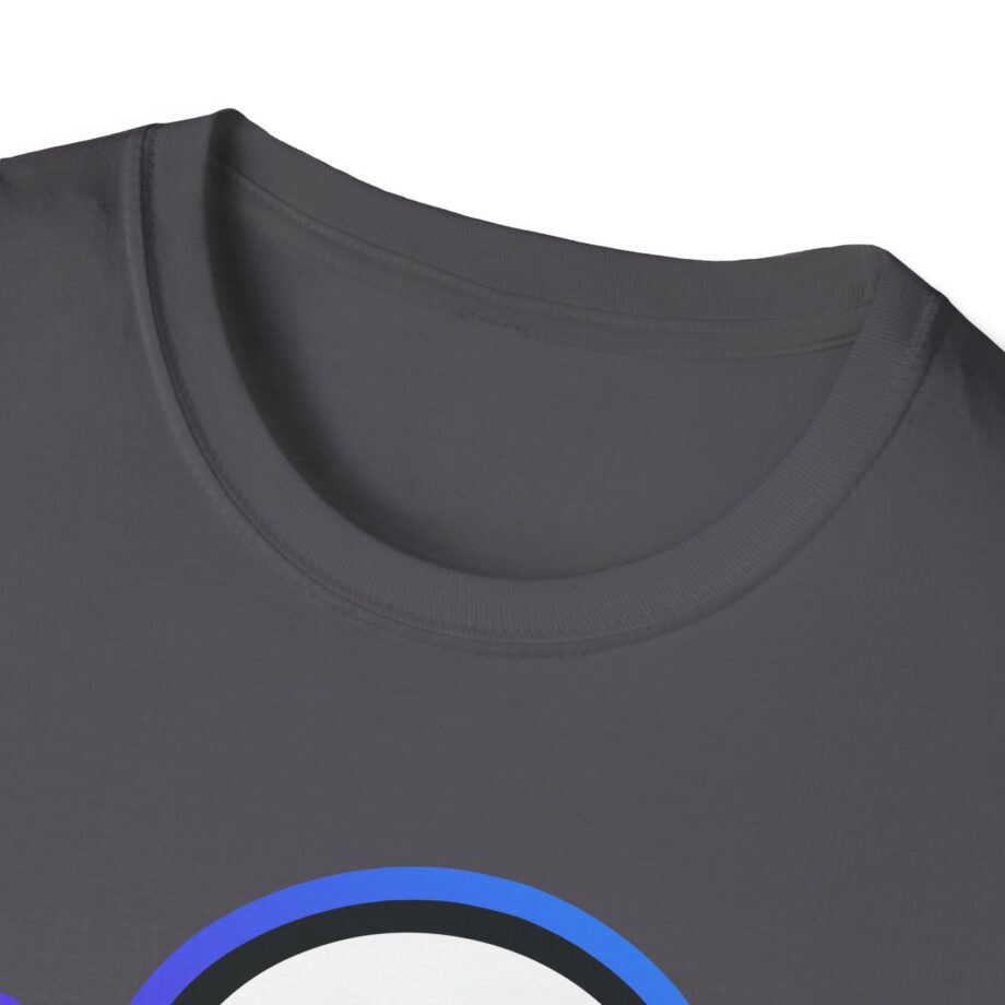 Ninja Ghosty Blue Dye Unisex Softstyle T-shirt