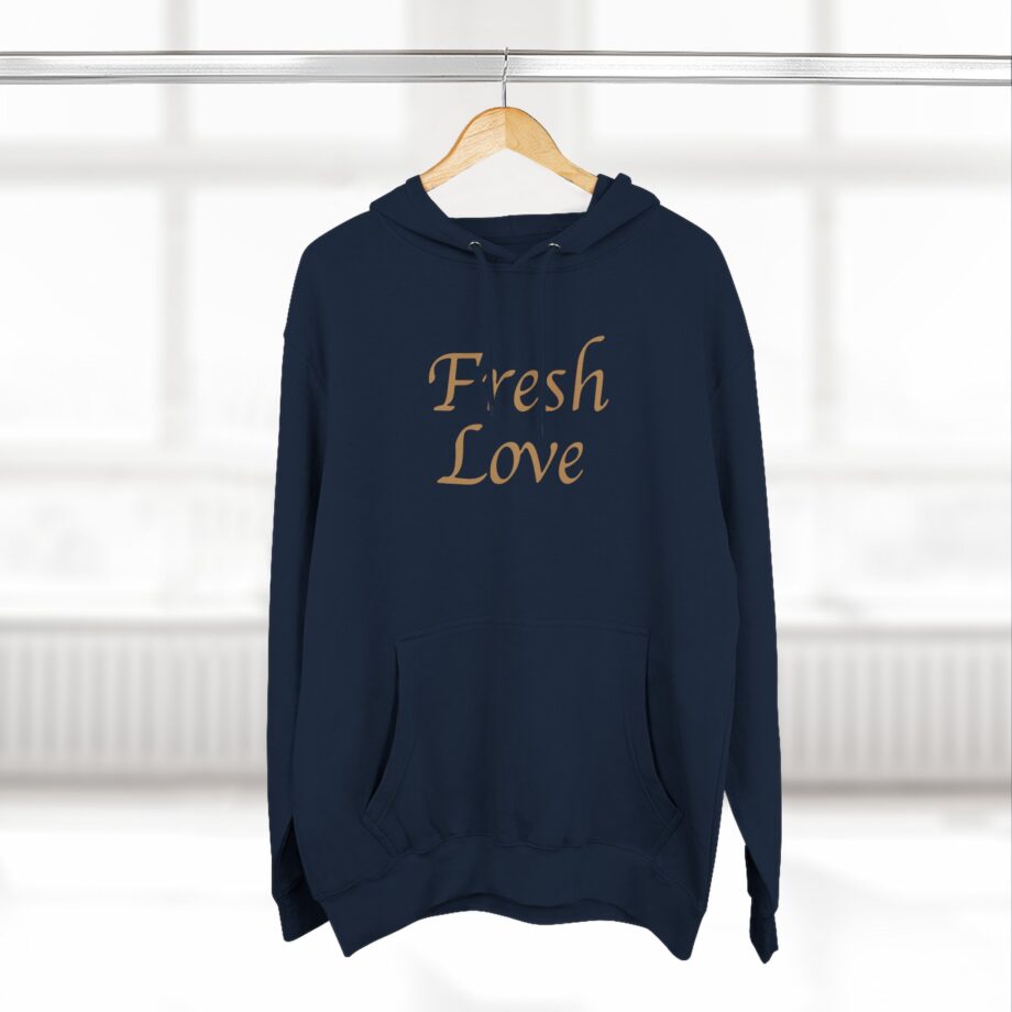 Fresh Love Three-Panel Fleece Hoodie