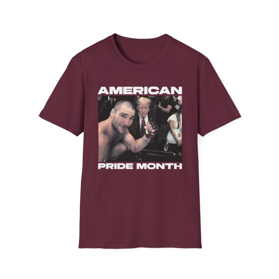 Sean Strickland American Pride Month Unisex Softstyle T-shirt