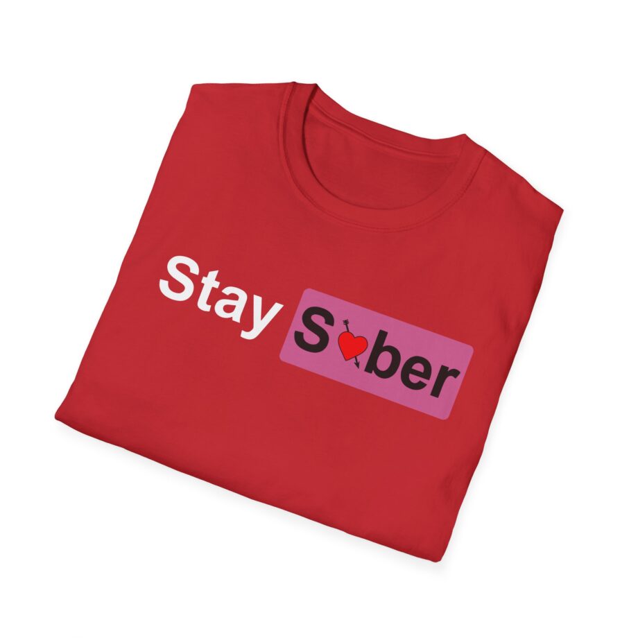 D’aydrian Harding Stay Sober Valentine's Day Unisex Softstyle T-shirt