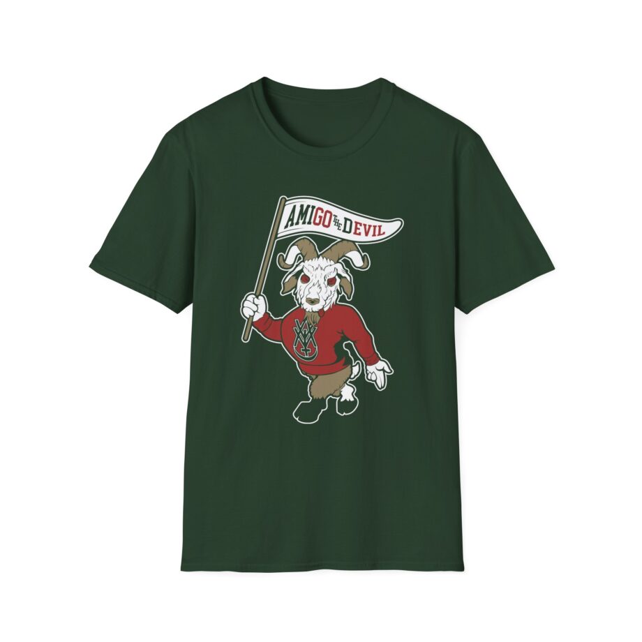 Amigo the Devil Go Evil Mascot Unisex Softstyle T-shirt